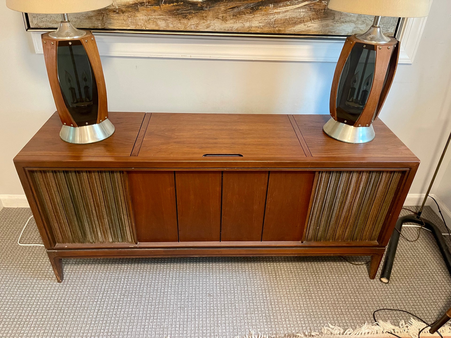 Midcentury Modern Motorola Solid State Stereo Cabinet