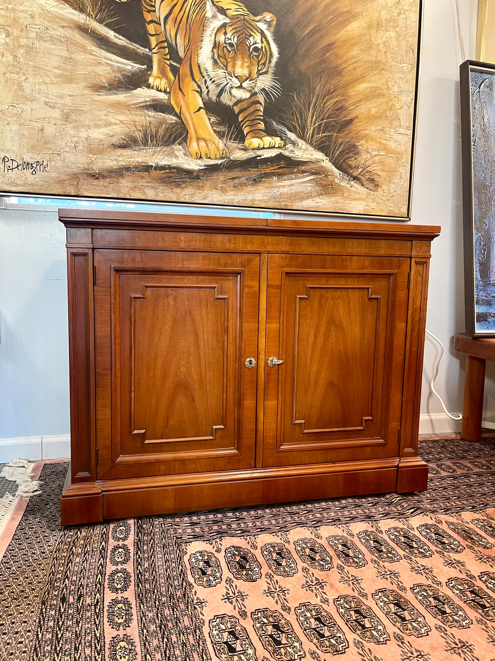 Kindel Furniture Company Cherry Wood Home Bar