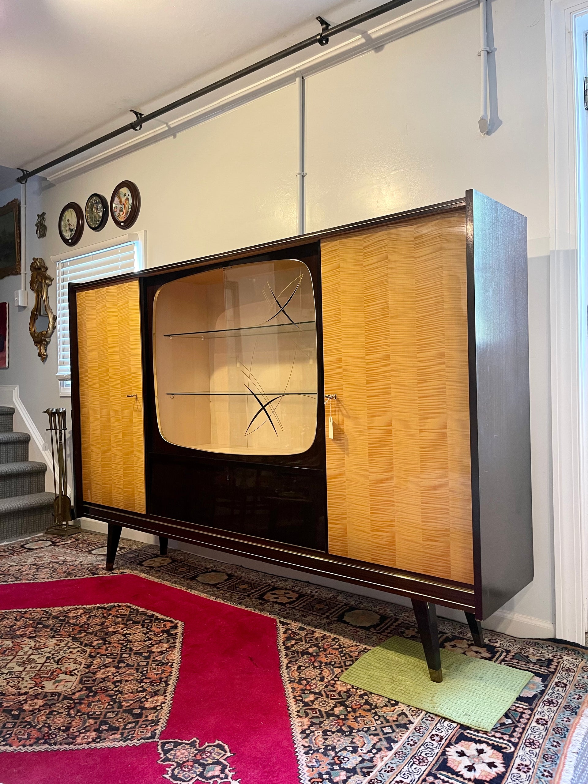 Midcentury Atomic German Shrunk Cabinet