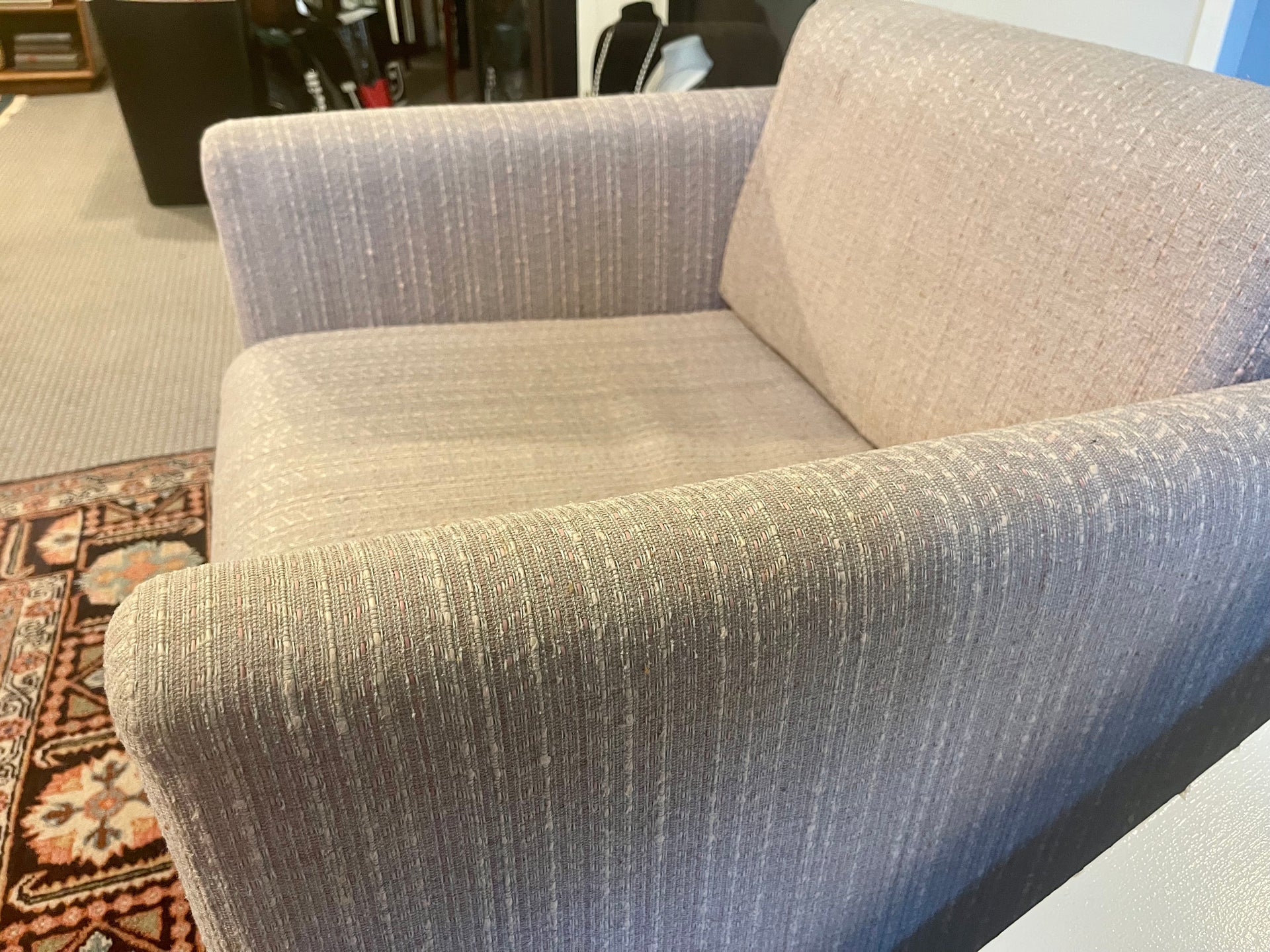 Scandinavian Modern Style Upholstered Arm Chair