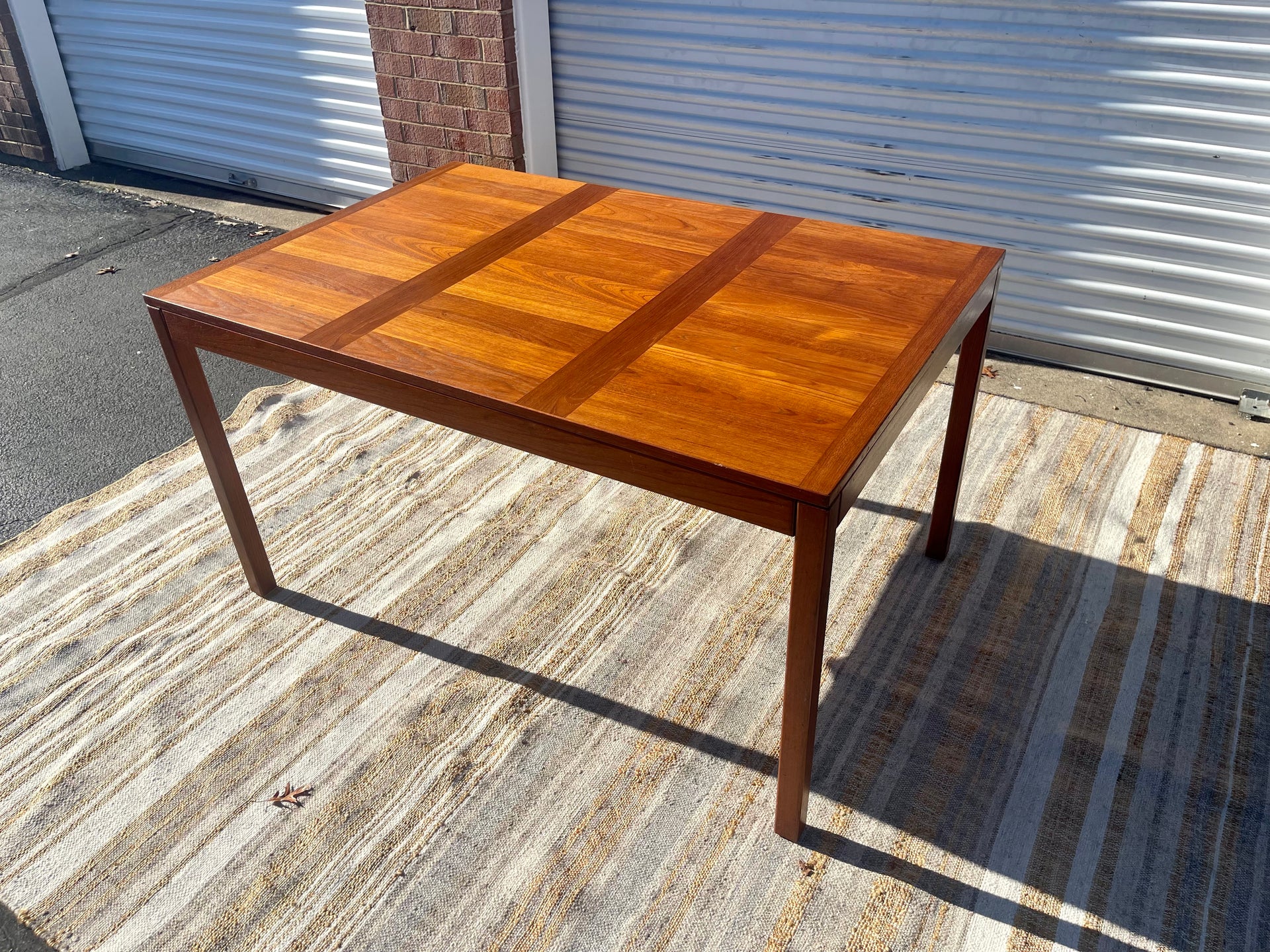 Danish Modern Teak Dining Table by Velje Stole