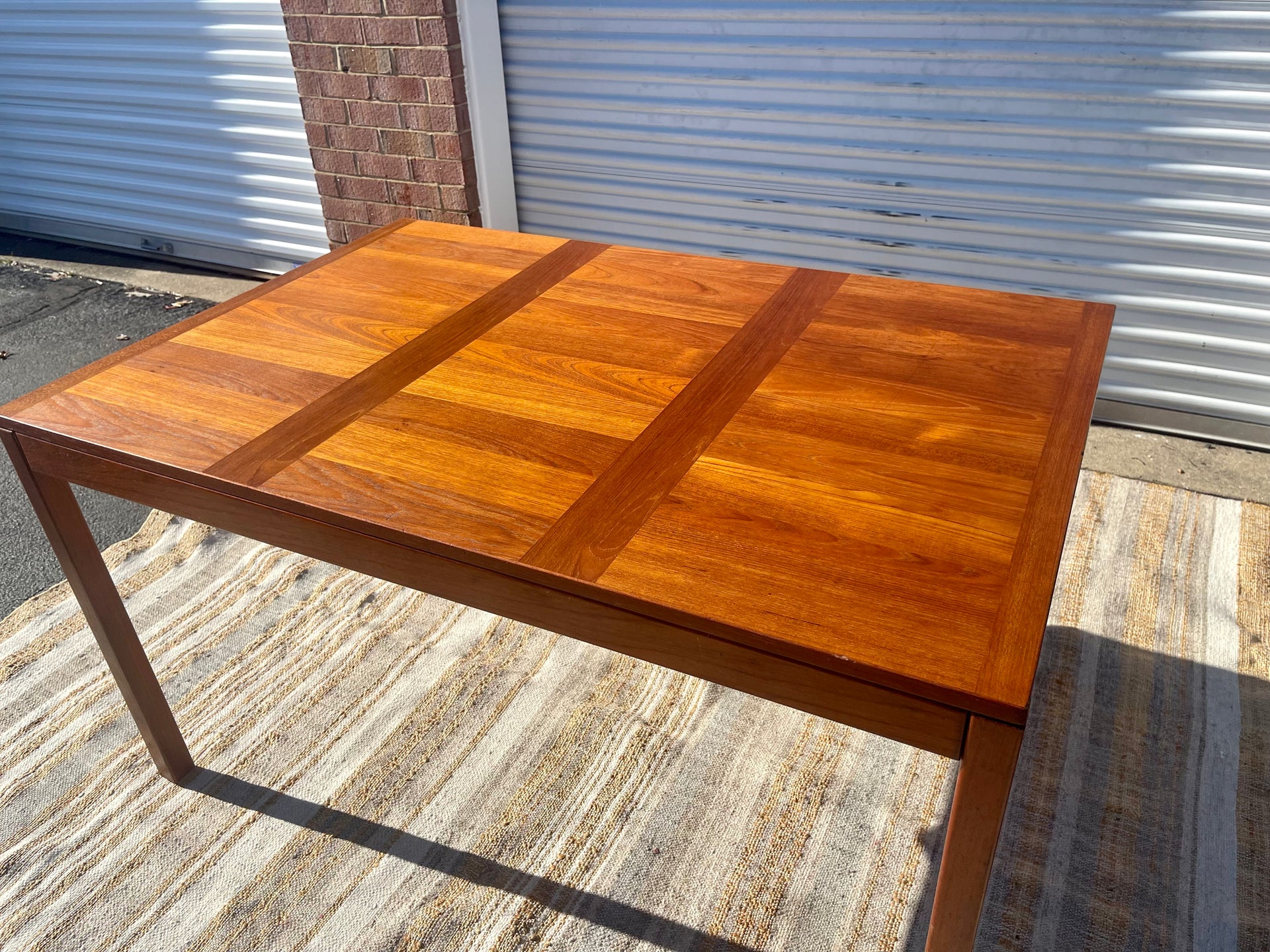 Danish Modern Teak Dining Table by Velje Stole