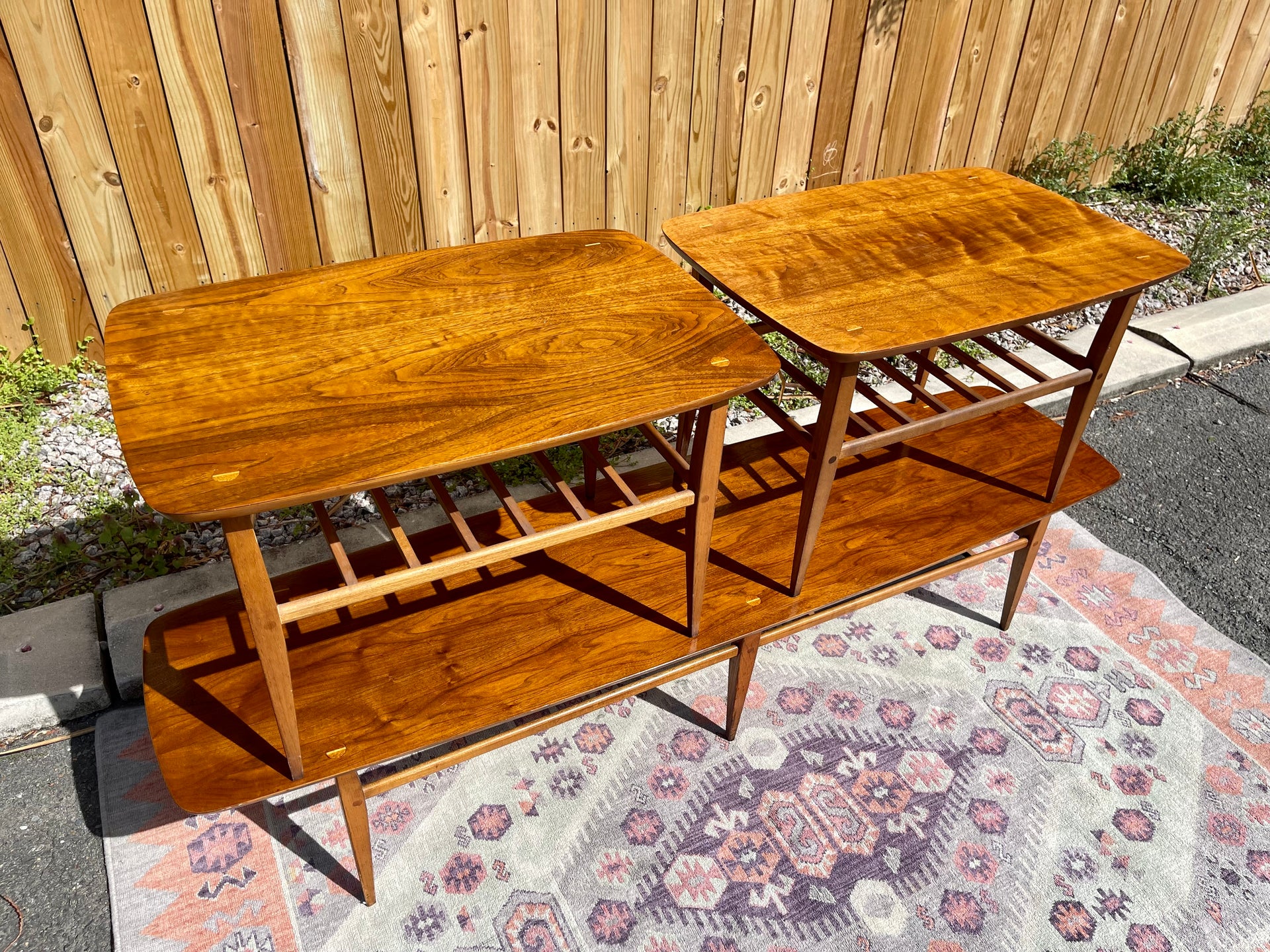 Midcentury Modern Lane Surfboard Coffee Table