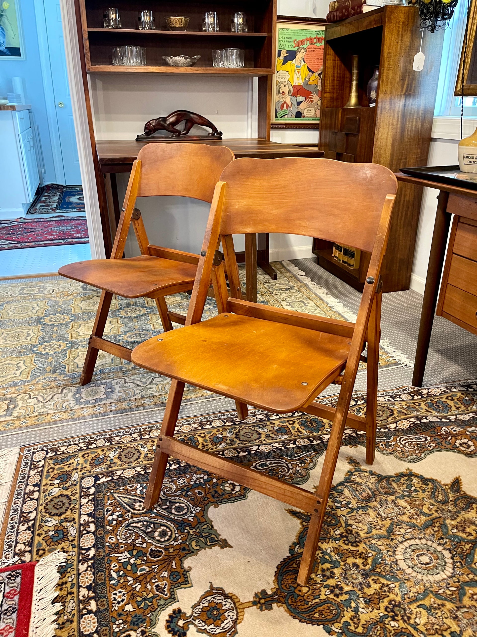 Norcor Manufacturing Co. Vintage Folding Chairs