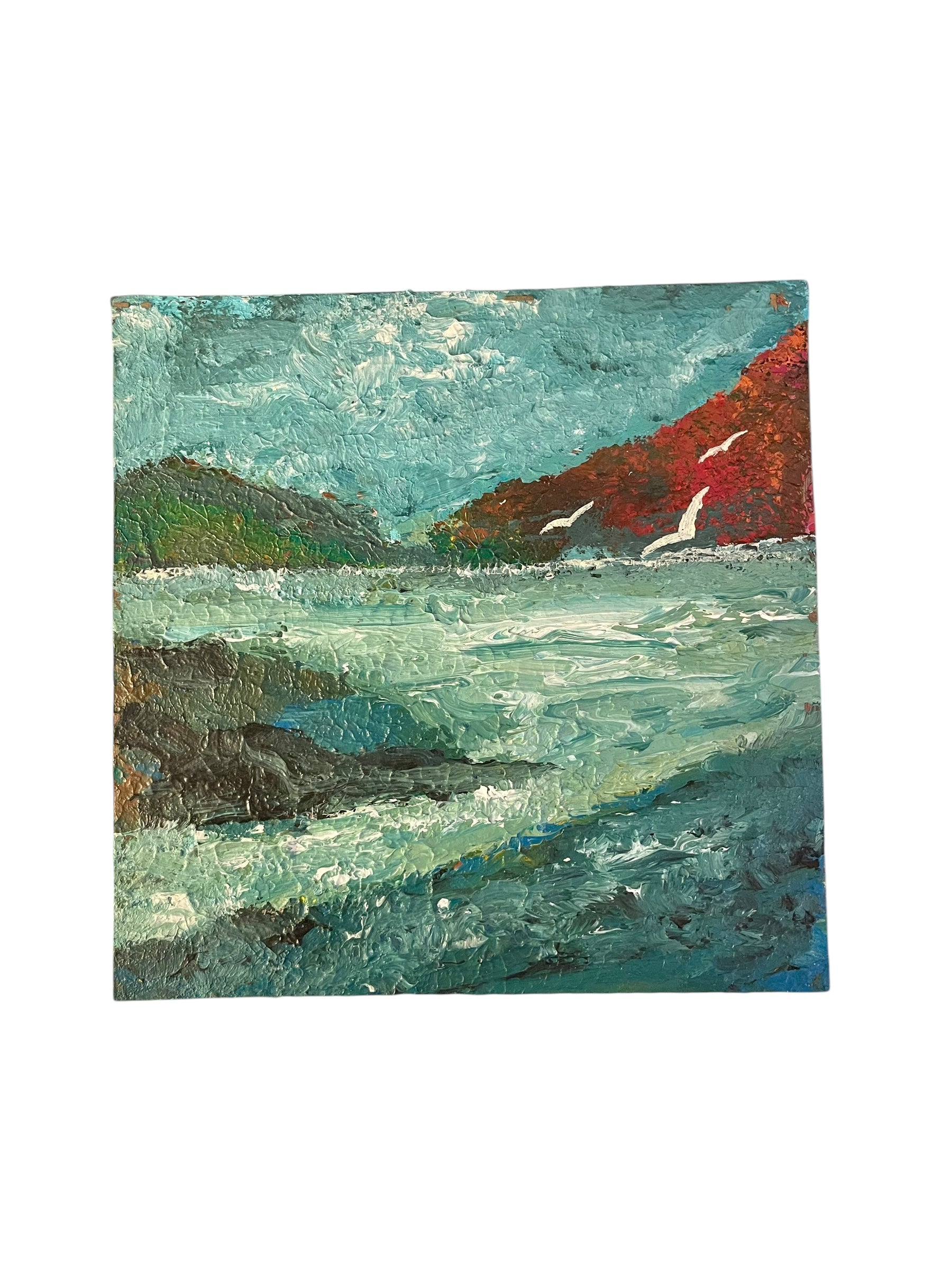 Alan Braley Oil on Board Seascape