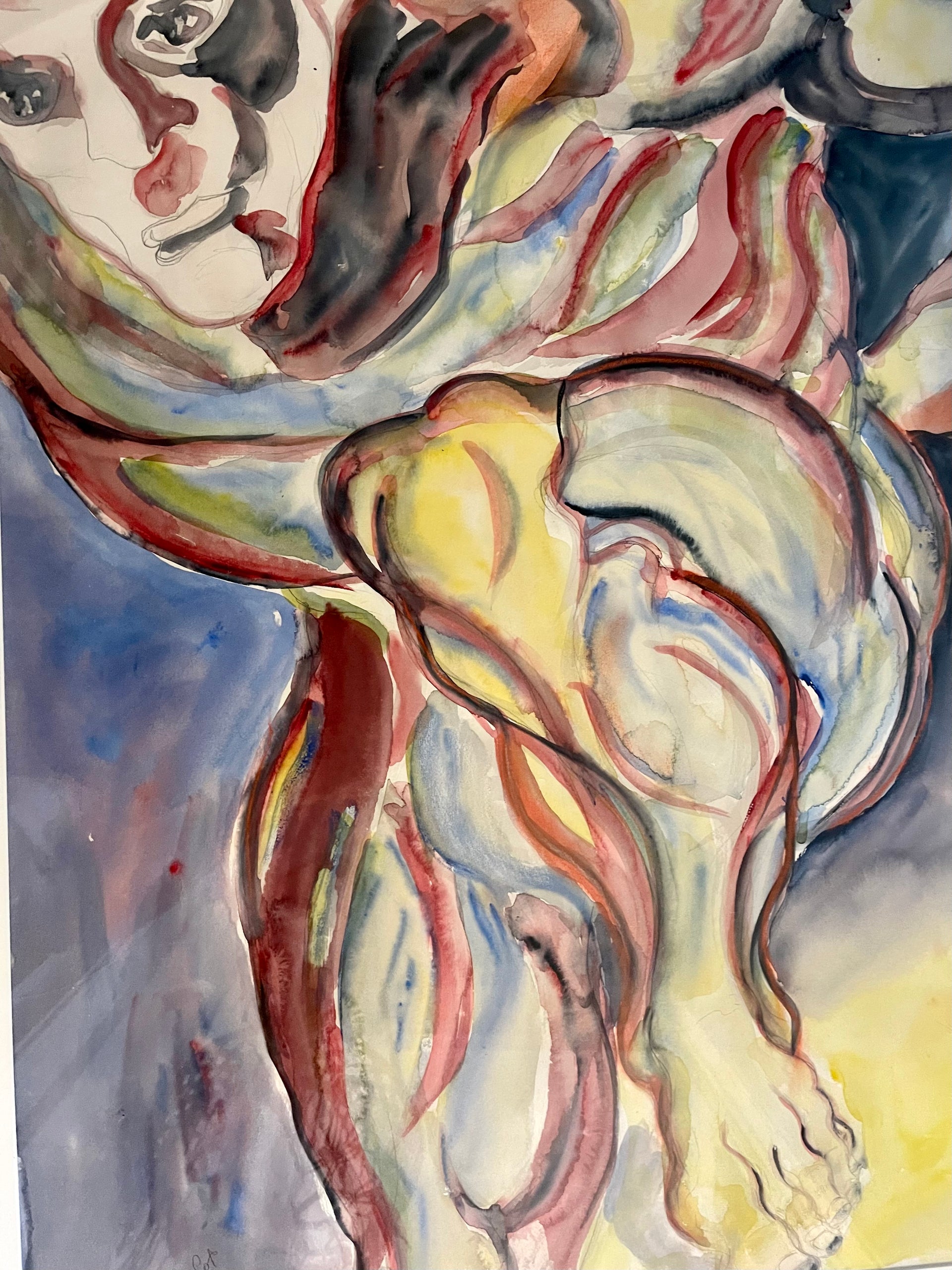 “Atlas” Watercolor Painting by Ruffaela Cox