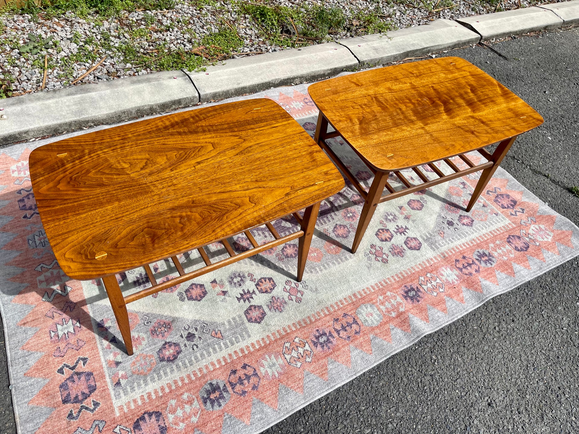 Midcentury Modern Lane Accent Tables