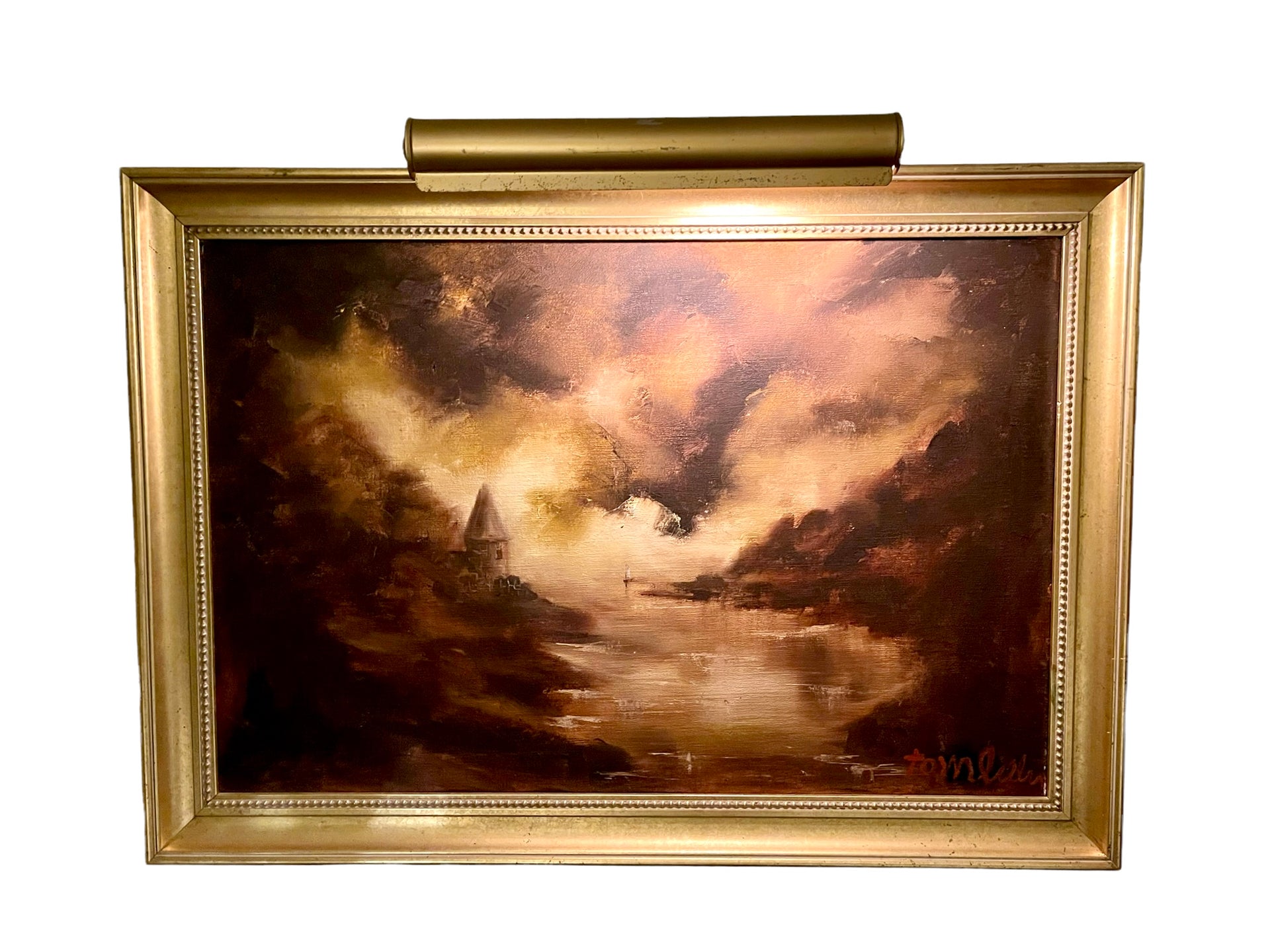 Tom Lieber Oil on Canvas Seascape