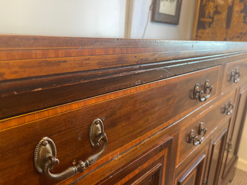 Antique French Provincial Mahogany Sideboard