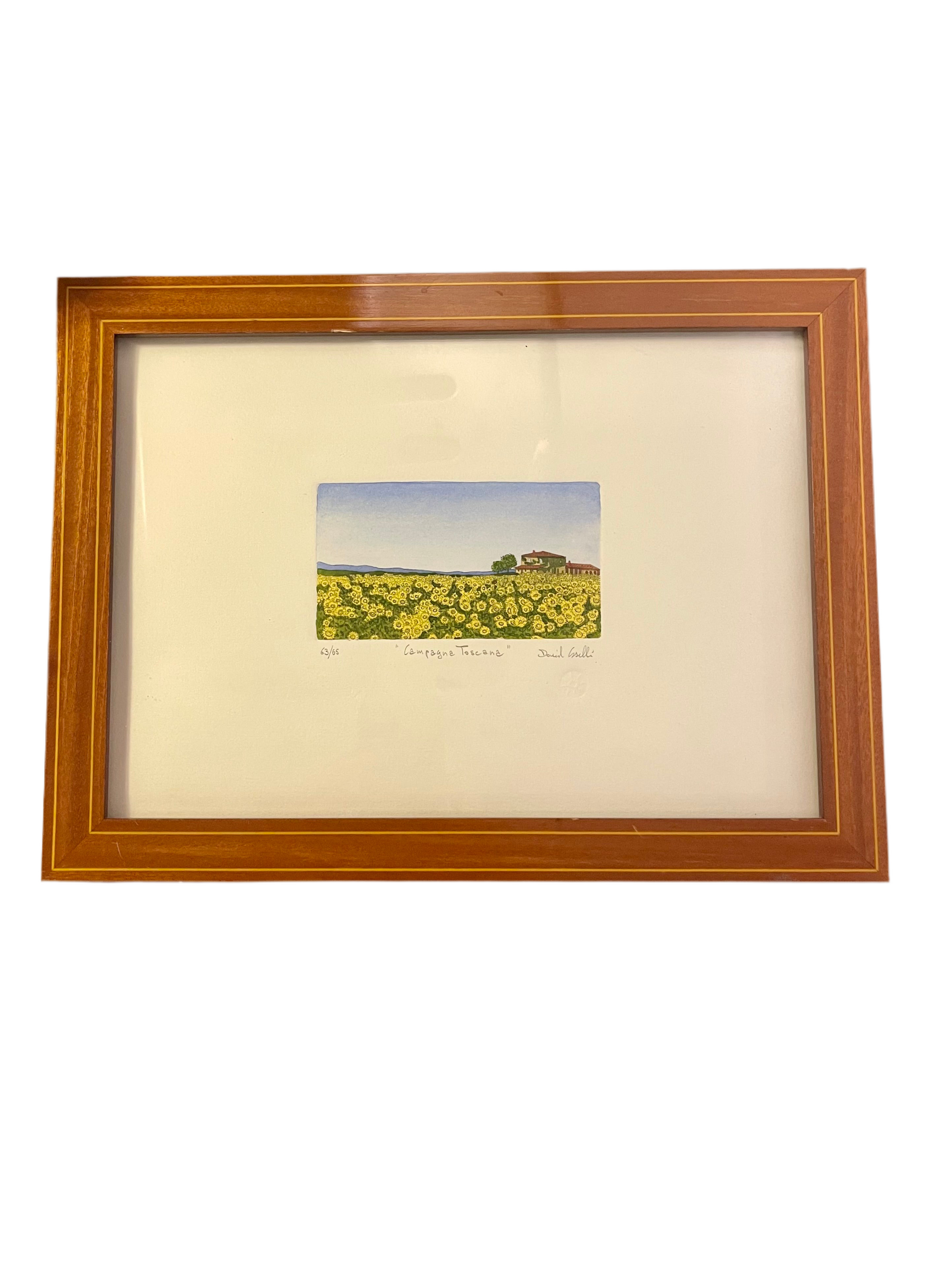 “Campagna Toscana” Artwork signed and numbered