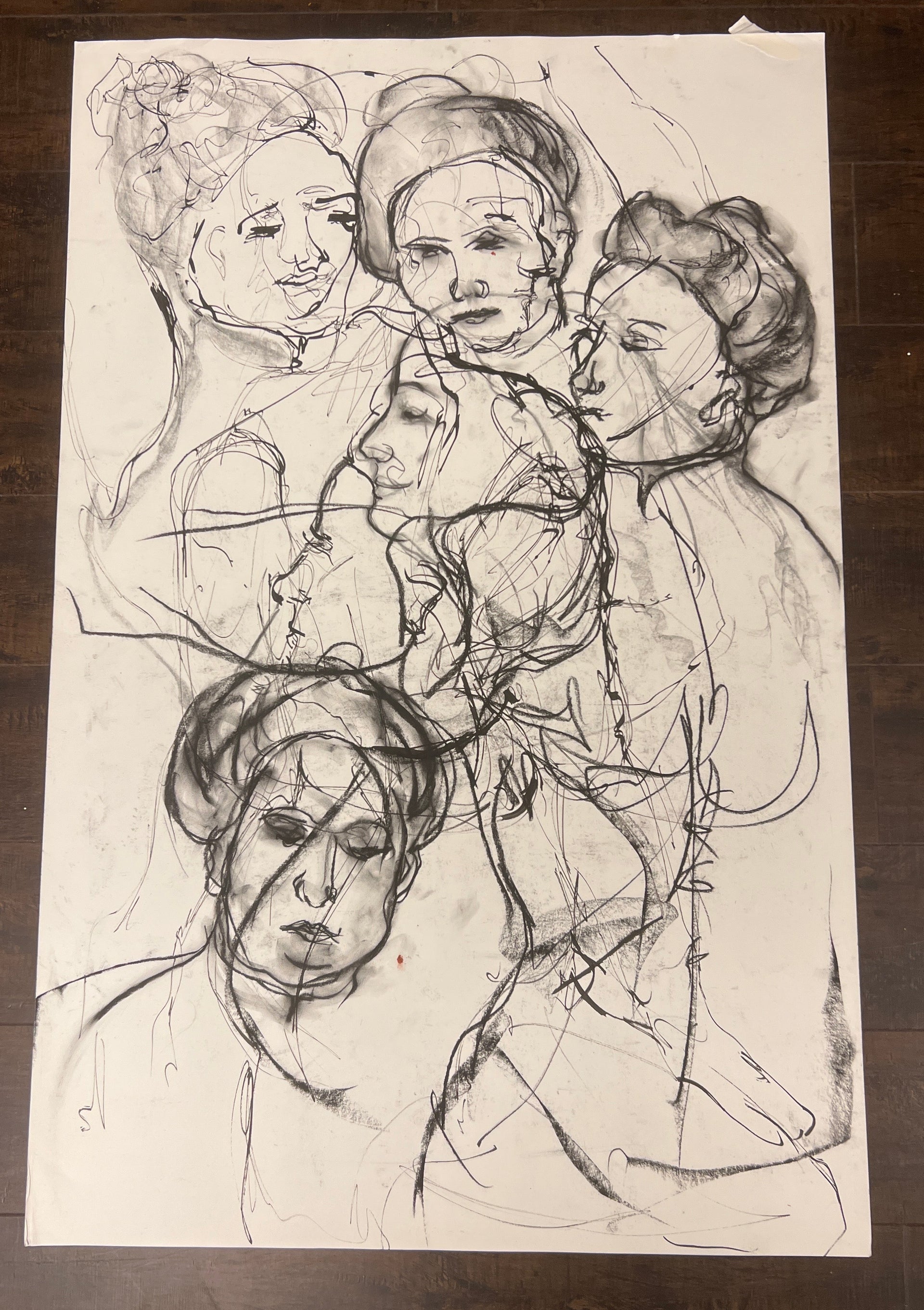 Women in Buns Through Time (Nina Gelin-Meier Collection)