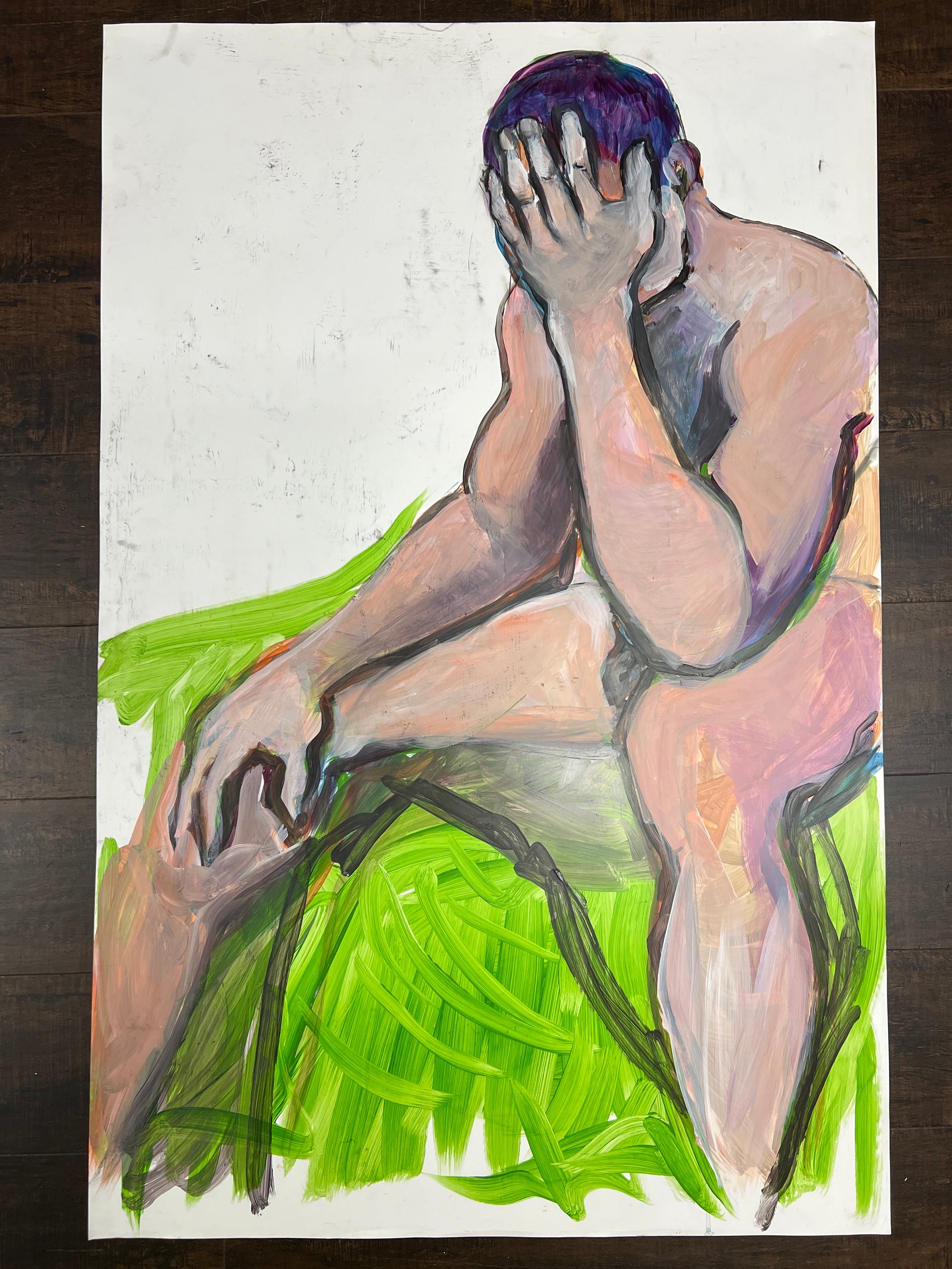 Man in Color Acrylic (Nina Gelin-Meier Collection)