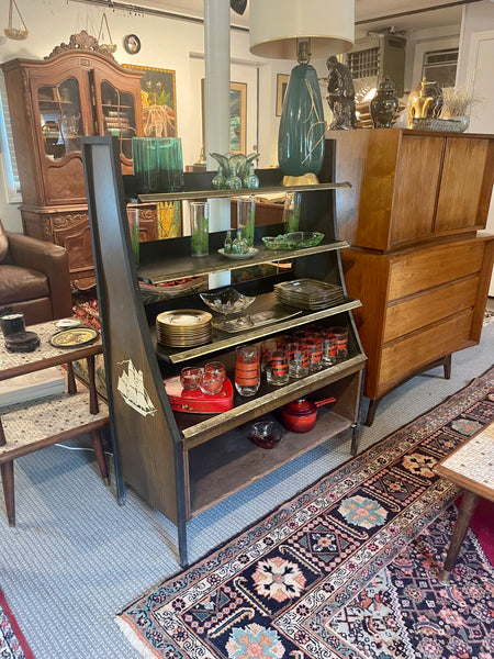 Vintage Old Spice Store Display Shelf