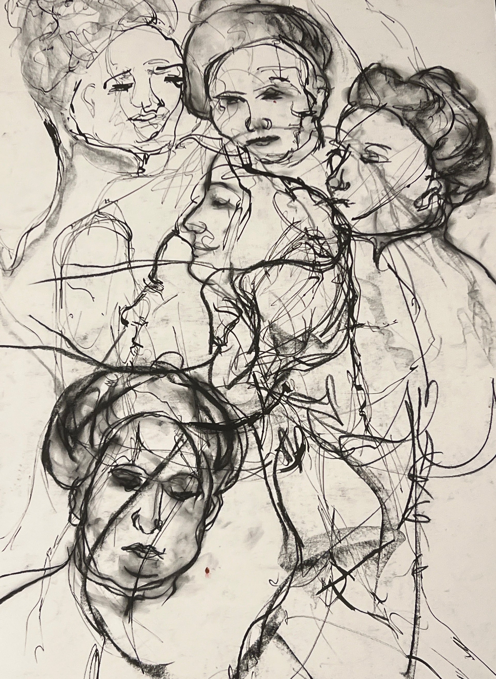 Women in Buns Through Time (Nina Gelin-Meier Collection)