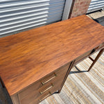 Kent Coffey Perspecta Rosewood and Walnut Desk