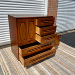 Young Mfg. Co Midcentury Modern Large Gentleman’s Chest