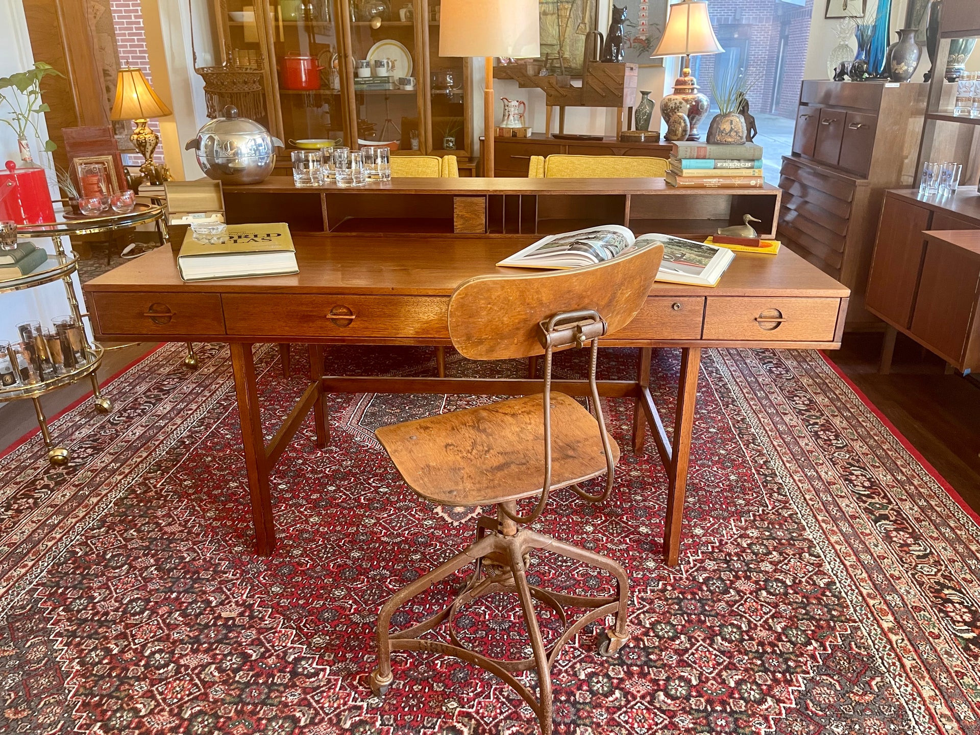 Danish Peter Løvig Nielsen Partners Desk in Walnut