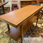 Midcentury Modern Walnut Console Table