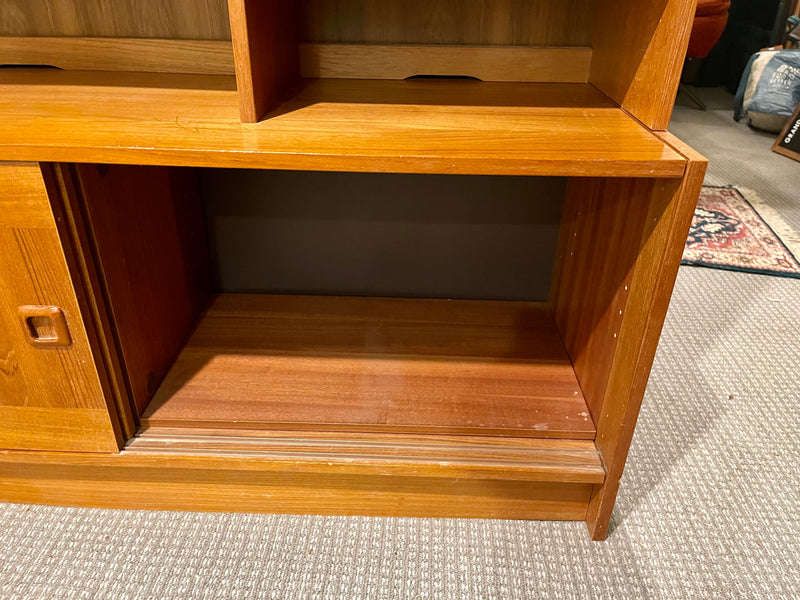 Danish Modern Teak Bookcase/Cabinet by Domino Mobler