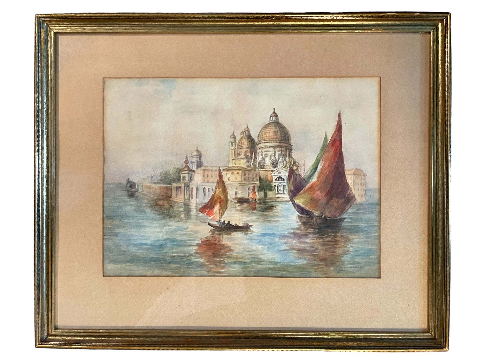 Santa Maria Della Salute (Venice) Watercolor Painting