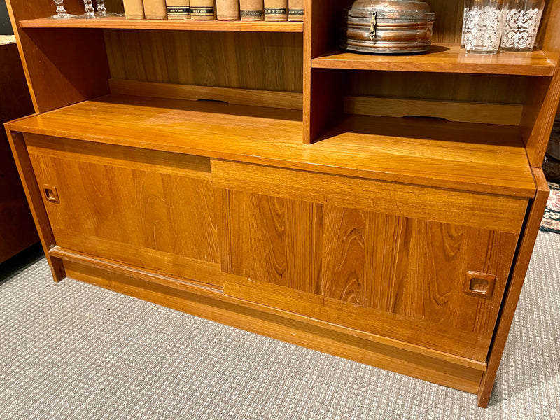 Danish Modern Teak Bookcase/Cabinet by Domino Mobler