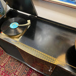 Midcentury Modern Olympic Dual-Stereo “The Jade” Record Console Model 7511