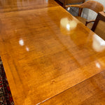 Guido Zichele for Bloomingdale’s Walnut and Maple Extendable Italian Dining Table