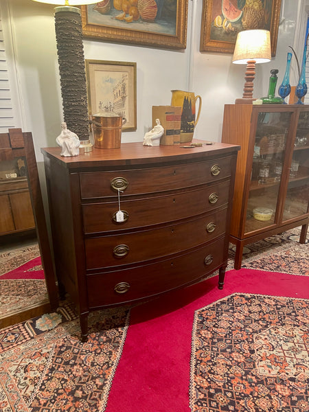 Antique American Empire Mahogany Chest of Drawers