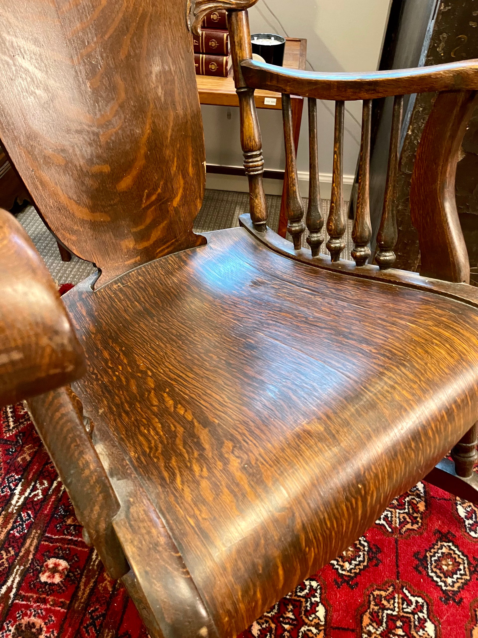 Antique Oak Rocking Chair