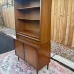 MCM Petite Walnut Cabinet or Hutch