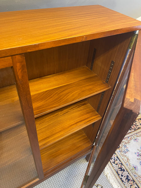 Nissenbaum & Sons Glass-Fronted Teak Cabinet