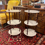 Three-tier Marble Plant Stand or accent Tables