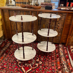 Three-tier Marble Plant Stand or accent Tables