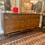 Midcentury Modern Broyhill Brasilia Six Drawer Lowboy Dresser