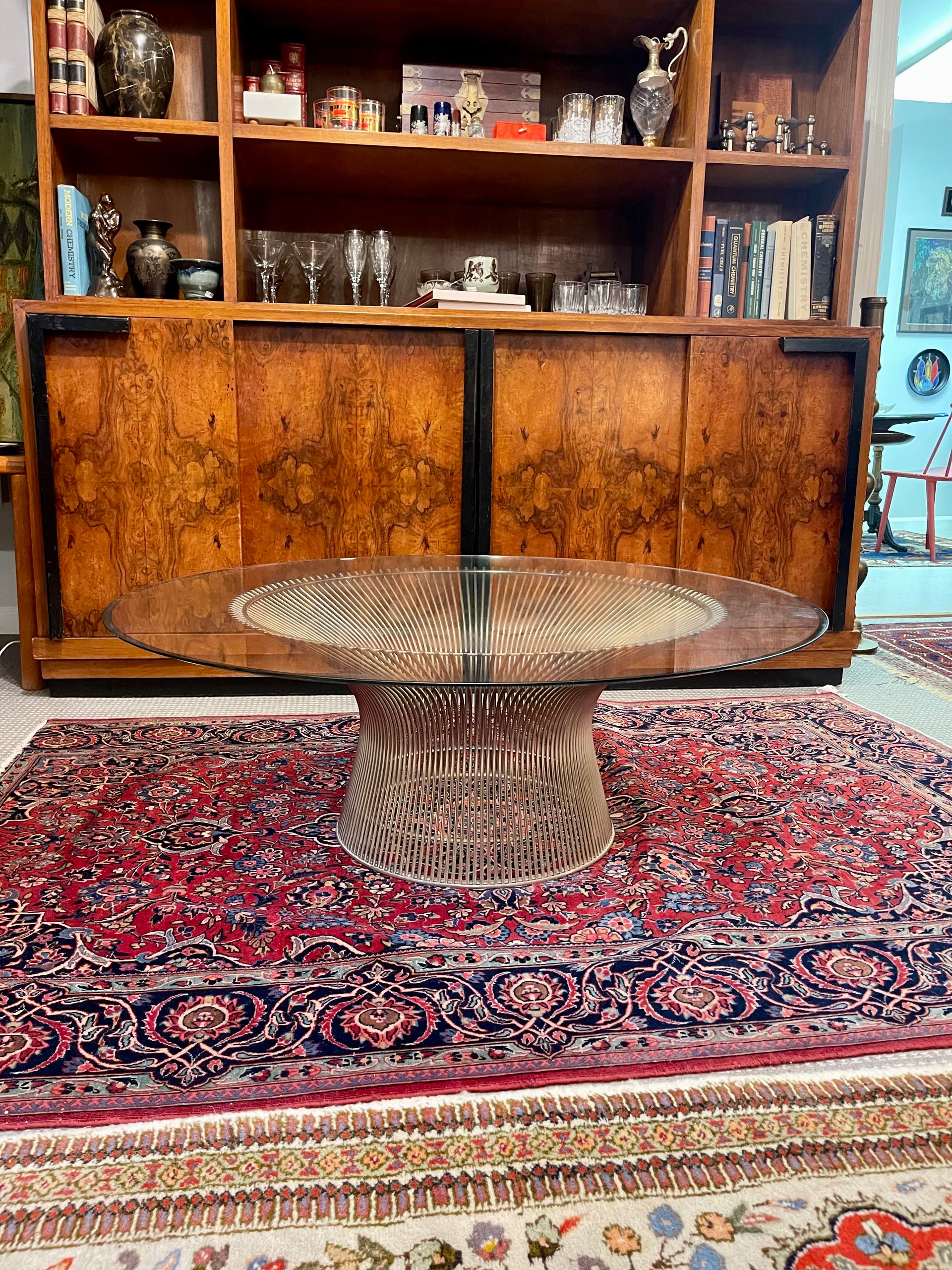 Warren Platner for Knoll Steel and Glass Coffee Table