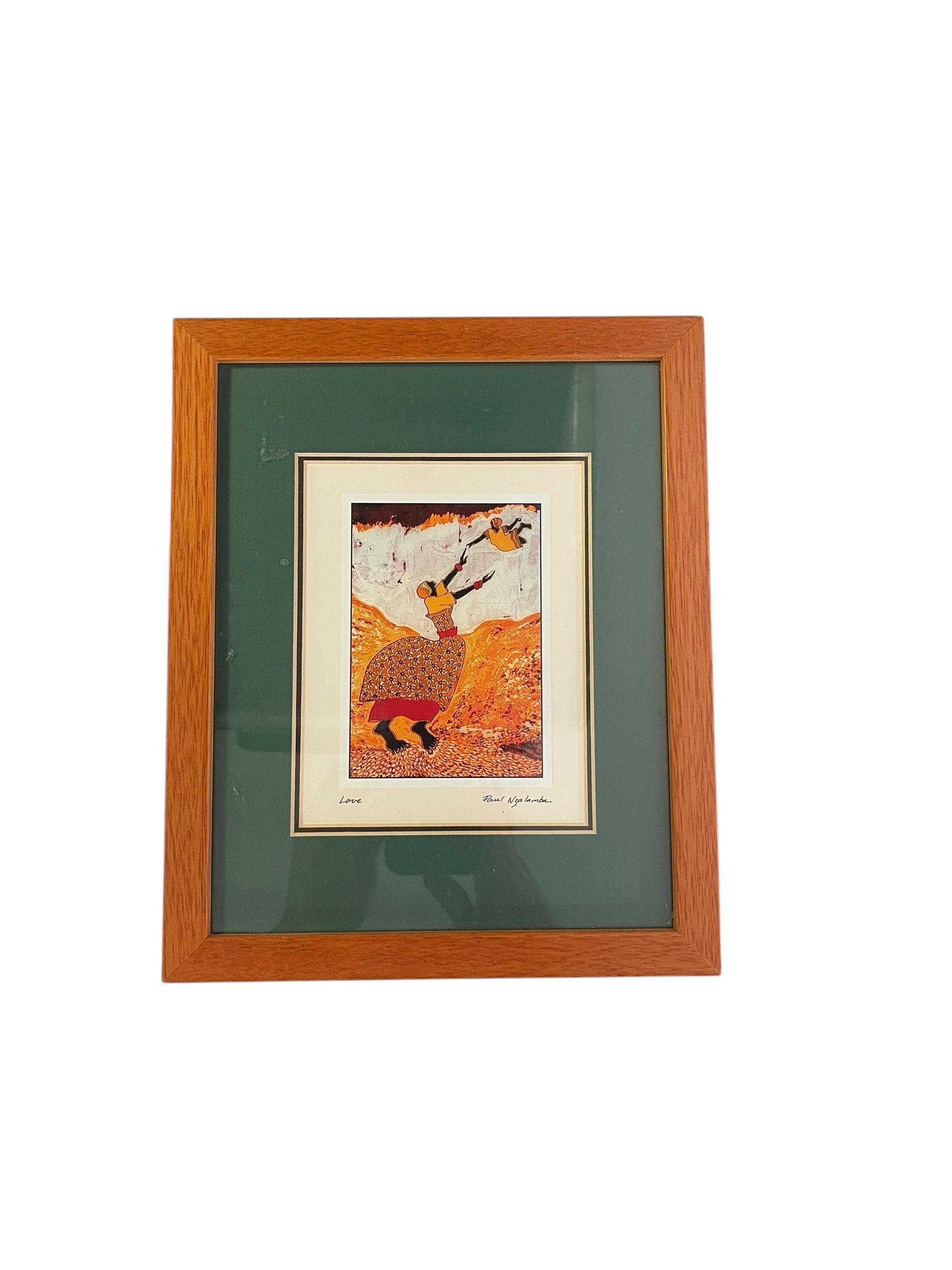 Paul Nzalamba Framed Print “Love”