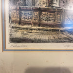 Rothenburg Signed and Colored Lithograph