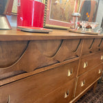 Midcentury Modern Broyhill Brasilia Six Drawer Lowboy Dresser