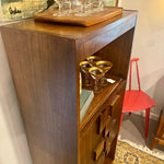 Lane “Staccato” Brutalist Bar Cabinet