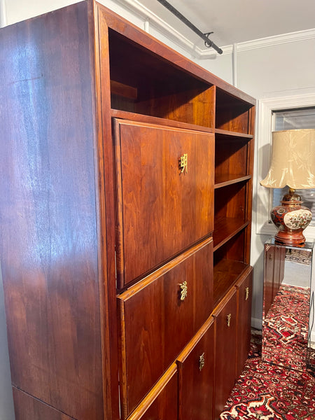 Vintage Walnut Wall Unit by Lane Altavista