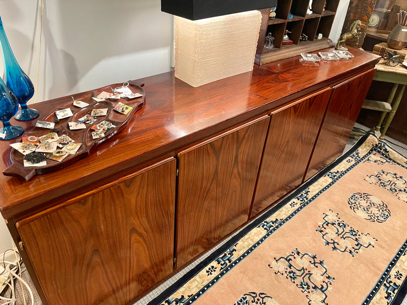 Danish Modern Rosewood Credenza or Sideboard by Skovby Furniture