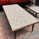 Midcentury Modern Mosaic Tile Coffee Table