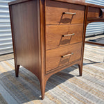 Kent Coffey Perspecta Rosewood and Walnut Desk