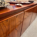 Danish Modern Rosewood Credenza or Sideboard by Skovby Furniture