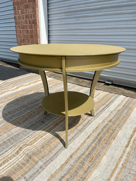 Room & Board Round Steel Table