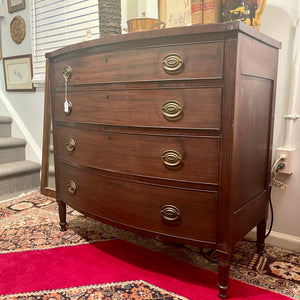 Antique American Empire Mahogany Chest of Drawers