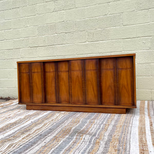 Midcentury Modern Credenza with Plinth Base