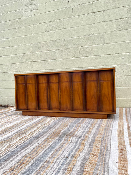 Midcentury Modern Credenza with Plinth Base