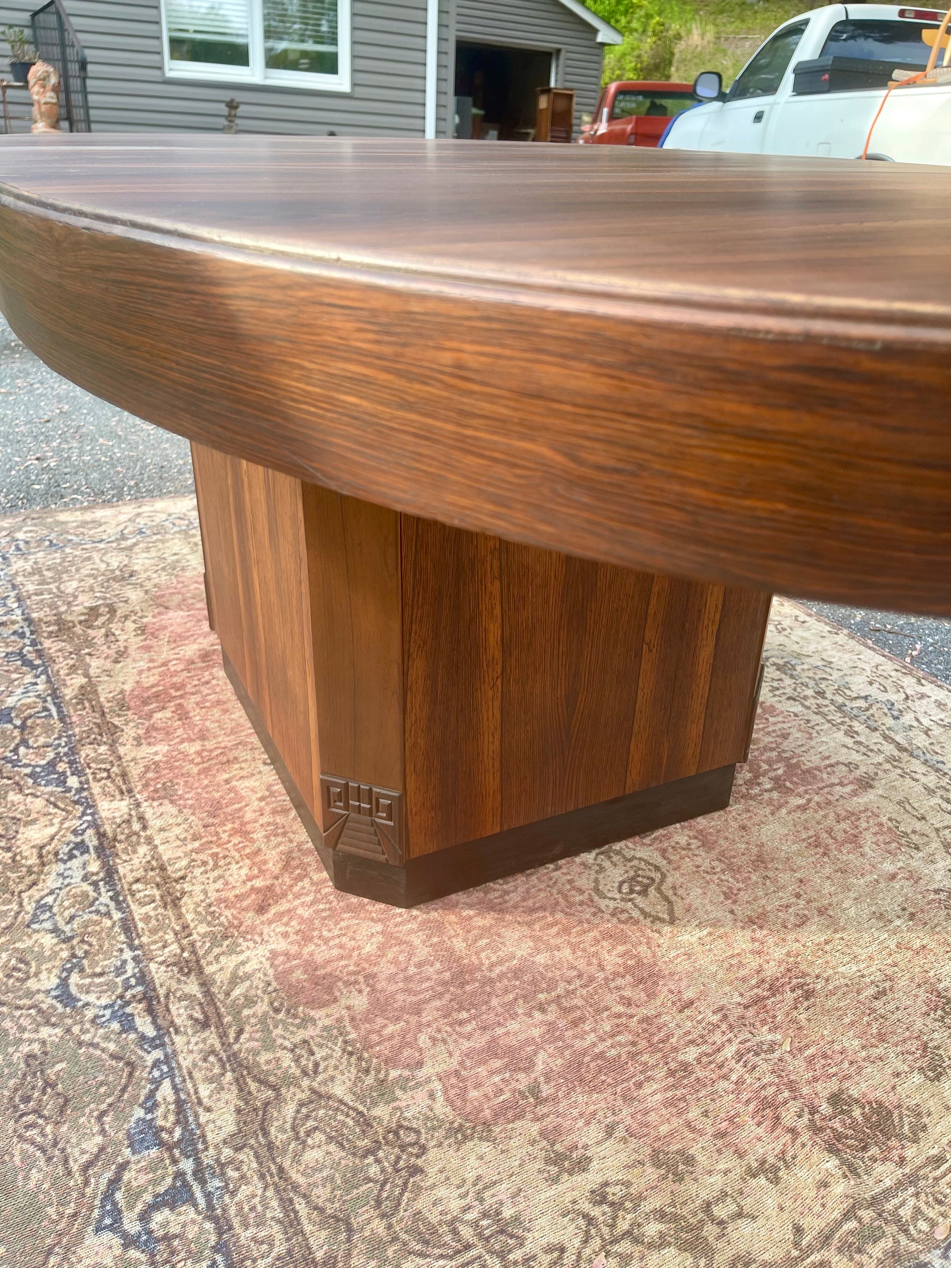 Vintage Midcentury Modern Rosewood Dining Table