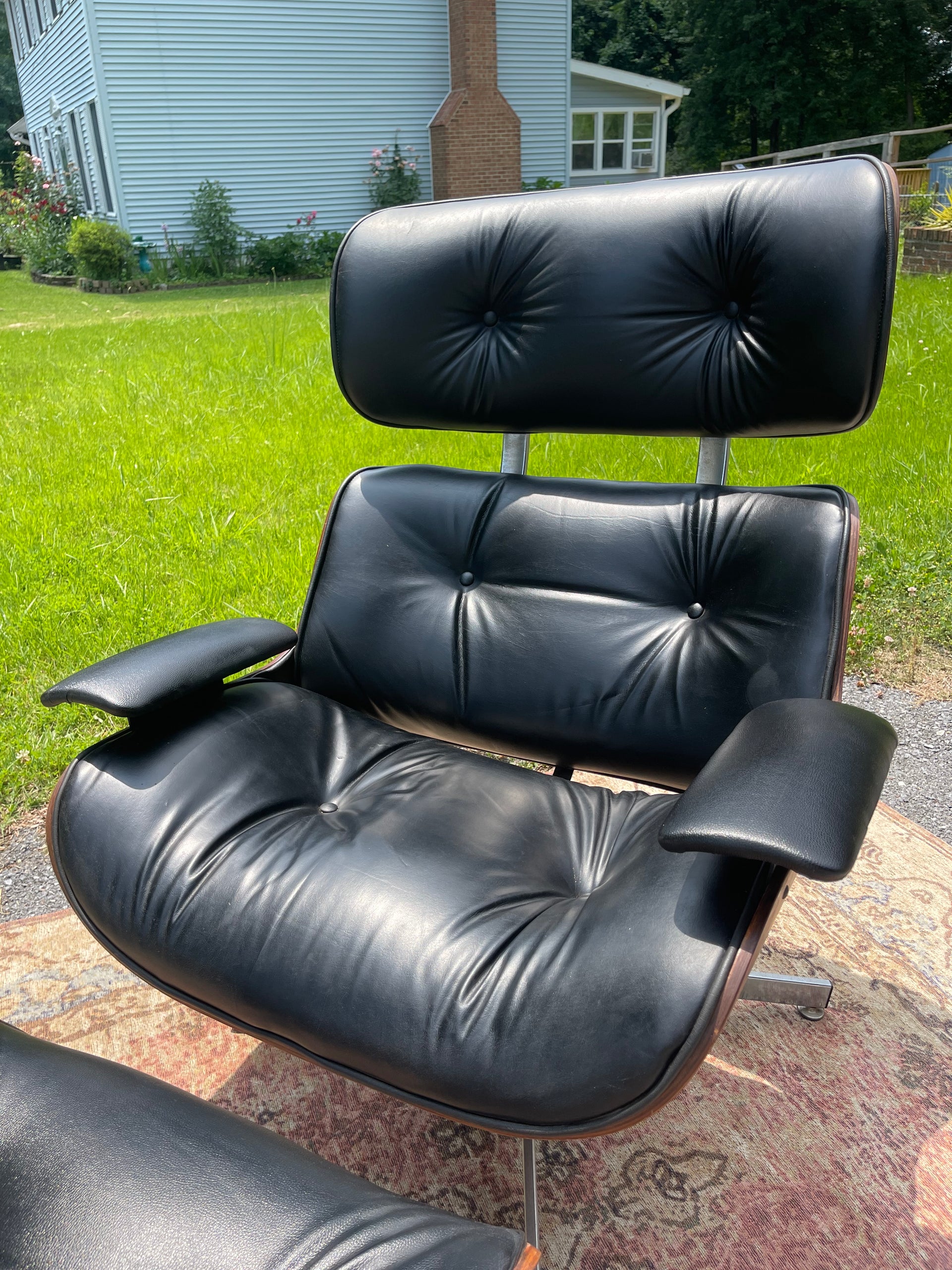 Vintage Plycraft Eames Chair & Ottoman